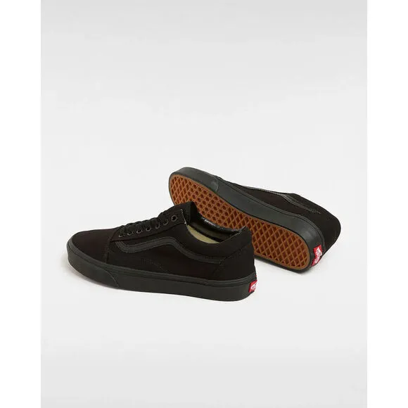 Vans Old Skool VN000D3HBKA Unisex US 8.5 Black Canvas Skateboard Shoes EEE3640