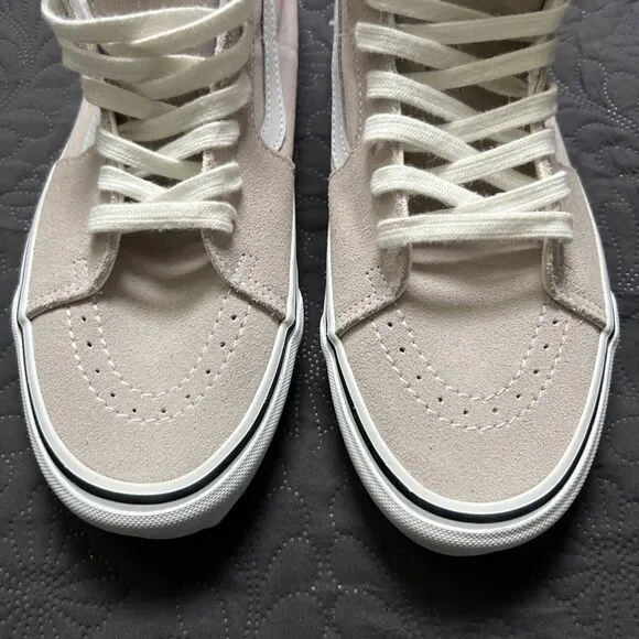 VANS Sentry SK8 Hi Top Beige Unisex Sneakers SZ 9.5M/11W Suede Canvas Kicks NEW