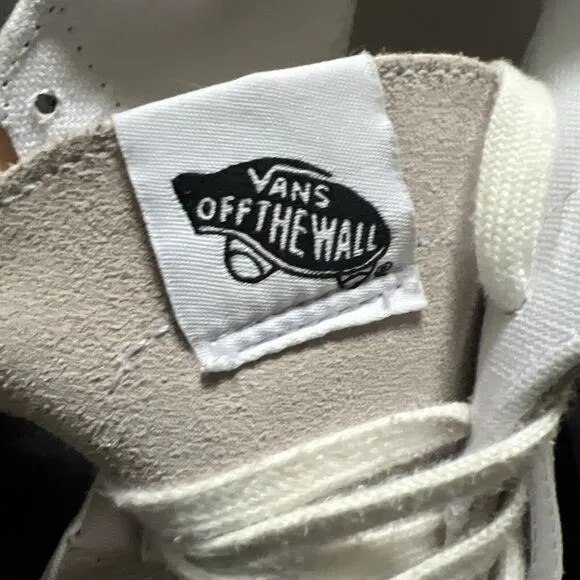VANS Sentry SK8 Hi Top Beige Unisex Sneakers SZ 9.5M/11W Suede Canvas Kicks NEW