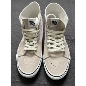 VANS Sentry SK8 Hi Top Beige Unisex Sneakers SZ 9.5M/11W Suede Canvas Kicks NEW