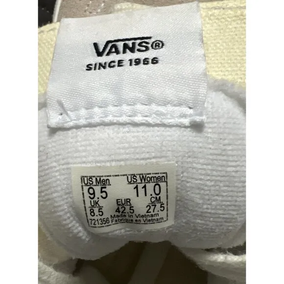 VANS Sentry SK8 Hi Top Beige Unisex Sneakers SZ 9.5M/11W Suede Canvas Kicks NEW