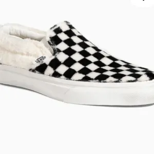Vans Sherpa (Furry) Checkered Slip-On Shoes