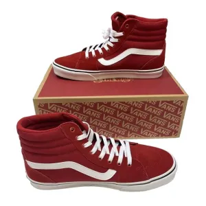 Vans Shoes Men's 13 Red Chili Pepper Filmore Hi Suede Canvas Skater VN0A5KXTCPE
