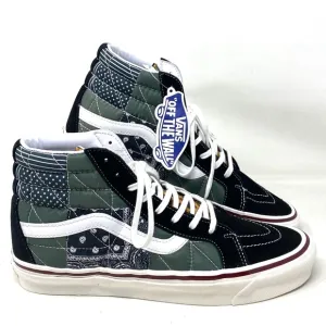 VANS Sk8-Hi 38 DX PW Sneaker Anaheim Canvas Suede Black Multi Men VN0A54FB9GU