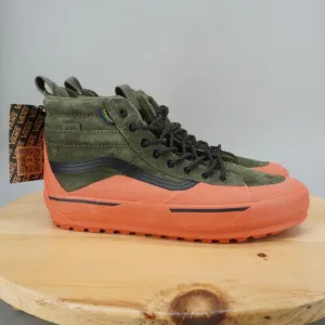 Vans Sk8-Hi Dip MTE-2 Mens Size 11 Shoes Olive Orange Insulated Hiking NEW