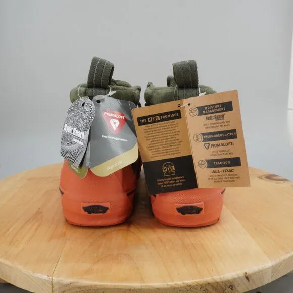 Vans Sk8-Hi Dip MTE-2 Mens Size 11 Shoes Olive Orange Insulated Hiking NEW