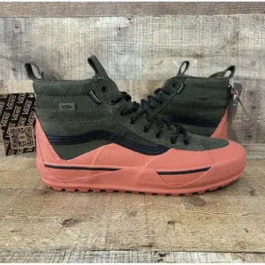 Vans Sk8-Hi Dip MTE-2 Mens‎ Size 11 Shoes Olive/Orange Insulated Hiking NEW