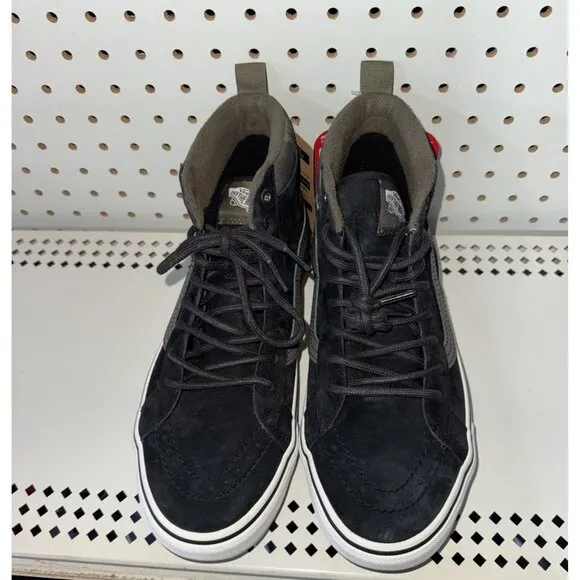 VANS SK8-Hi MTE Mens Suede Insulated Athletic Sneakerboots Shoes Size 8 Black