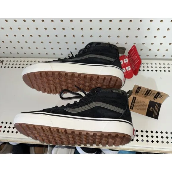 VANS SK8-Hi MTE Mens Suede Insulated Athletic Sneakerboots Shoes Size 8.5 Black