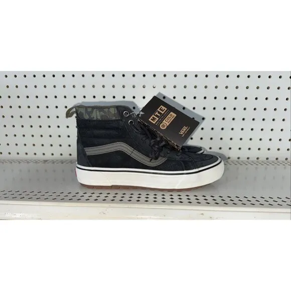 VANS SK8-Hi MTE Womens Suede Insulated Athletic Sneakerboots Shoes Size 8 Black