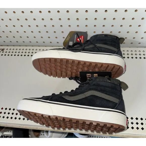 VANS SK8-Hi MTE Womens Suede Insulated Athletic Sneakerboots Shoes Size 8 Black