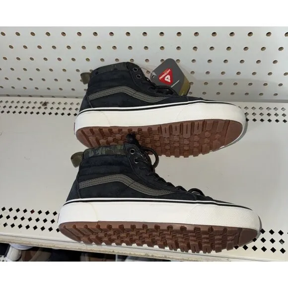 VANS SK8-Hi MTE Womens Suede Insulated Athletic Sneakerboots Shoes Size 8 Black