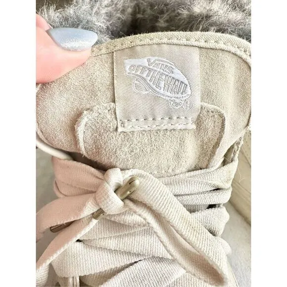 Vans Sk8-Hi MTE 360 All Weather Gray Faux Fur lined Eco Dry Sneaker/Boot size 9
