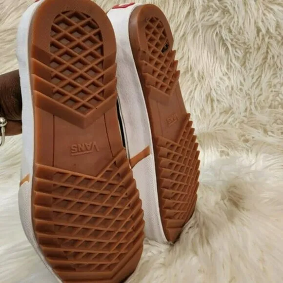 VANS Stacked Checkerboard Slip On Canvas Shoes