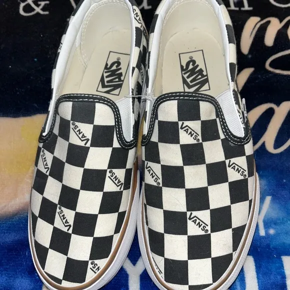 Vans Stacked Unisex Checkered Slip-On Shoes