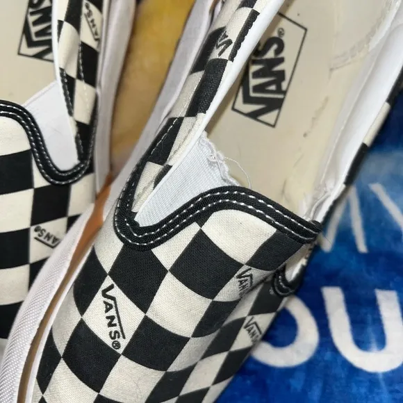 Vans Stacked Unisex Checkered Slip-On Shoes