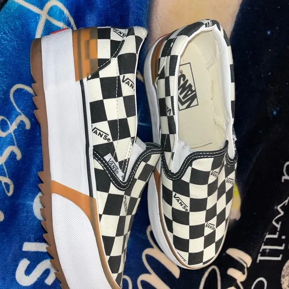 Vans Stacked Unisex Checkered Slip-On Shoes