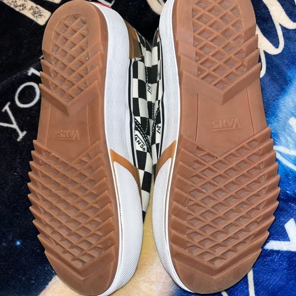 Vans Stacked Unisex Checkered Slip-On Shoes