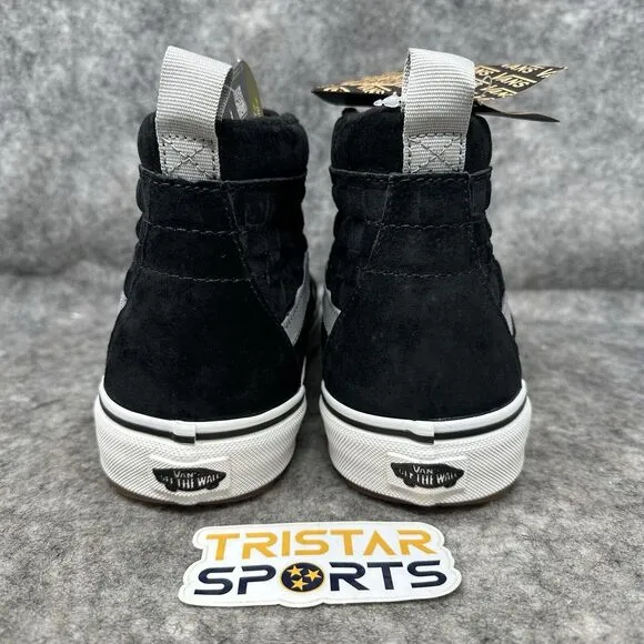 Vans Ultracush Sk8-Hi MTE Shoes Men Size 9 Black White Gray Checkerboard 500714