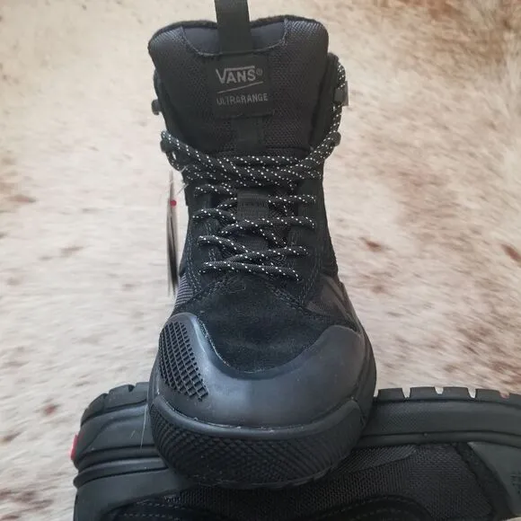 VANS UltraRange EXO Gore-Tex Hi MTE-2 Shoe Black Women Size 8 (Men 6.5) NEW