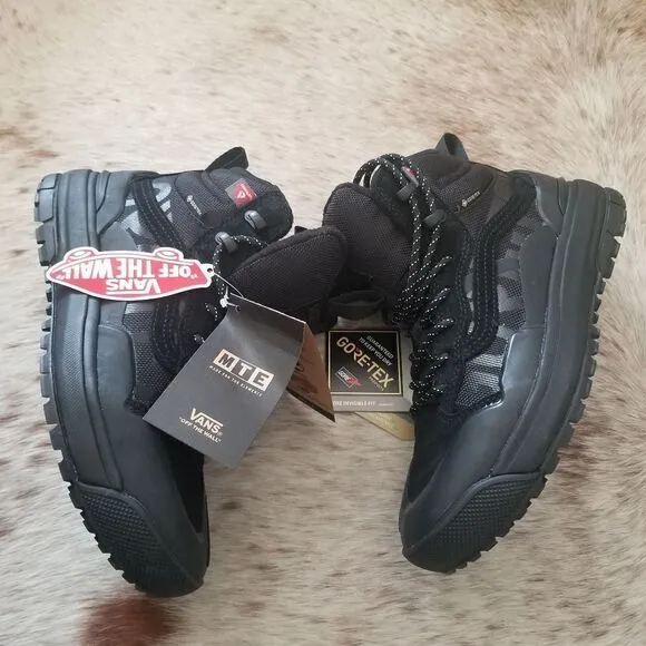 VANS UltraRange EXO Gore-Tex Hi MTE-2 Shoe Black Women Size 8 (Men 6.5) NEW