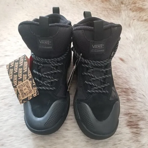 VANS UltraRange EXO Gore-Tex Hi MTE-2 Shoe Black Women Size 8 (Men 6.5) NEW