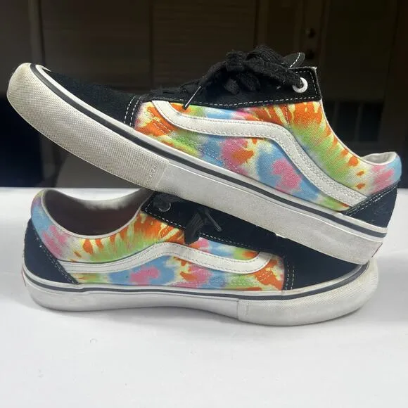 Vans x Santa Cruz Old Skool Pro Tie Dye Skate Shoes Sz Men’s 10.5