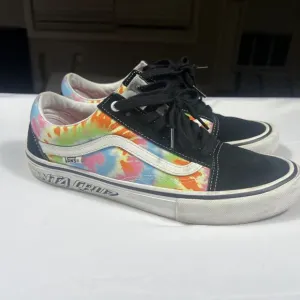 Vans x Santa Cruz Old Skool Pro Tie Dye Skate Shoes Sz Men’s 10.5
