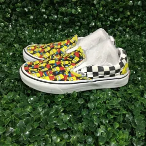 Vans x Simpson's‎ Bart slip on's skater shoes Size M5/W6.5