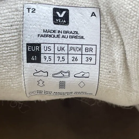 Veja Recife Leather Shoes Women 9.5 White Preppy Academia Trainer Travel Minimal