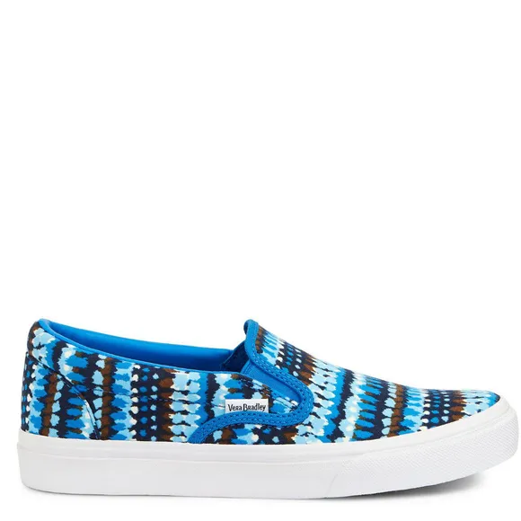 VERA BRADLEY Canvas Slip On Sneakers Shoes