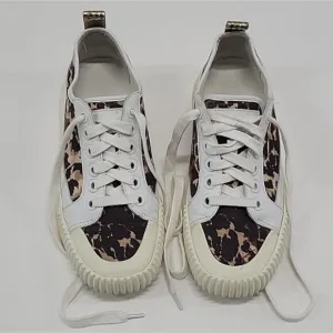 Veronica Beard Parise Leather Trim Sneakers