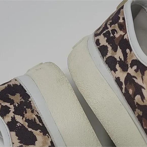 Veronica Beard Parise Leather Trim Sneakers
