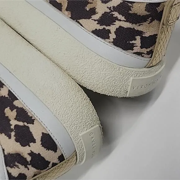 Veronica Beard Parise Leather Trim Sneakers
