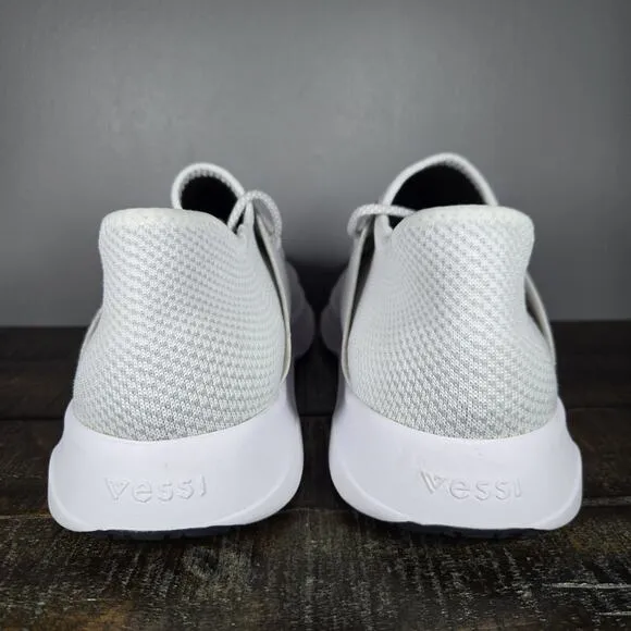Vessi Everyday Sneaker Mens Size 13 Waterproof Shoes Sneakers Pearl White