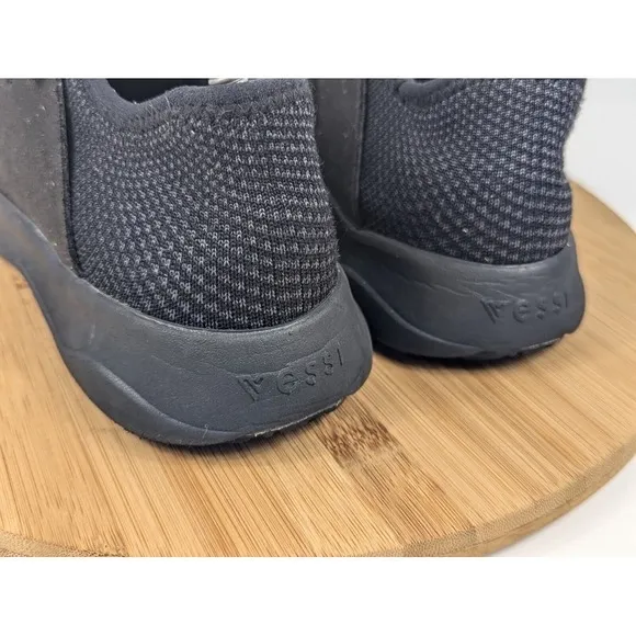 Vessi‎ Size 6 Black Waterproof Shoes Knit Womans Sneakers Outdoor