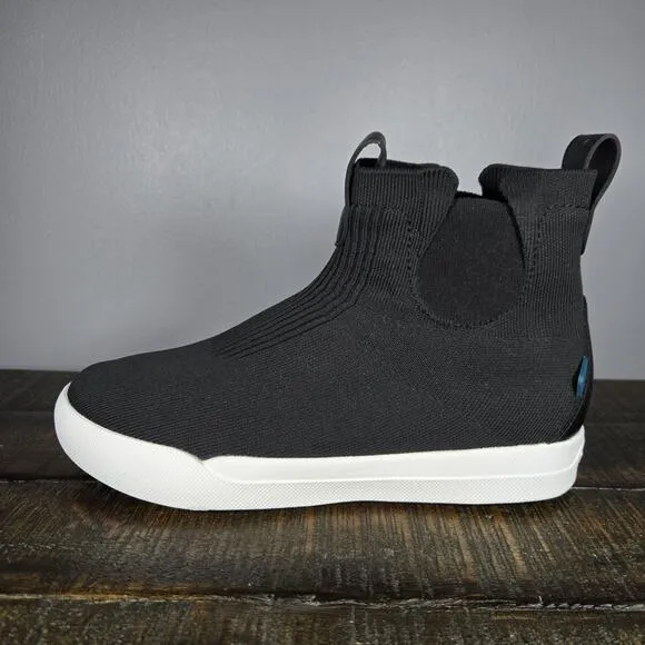 Vessi Weekend Chelsea Womens Size 8 Waterproof Shoes Sneakers Black White