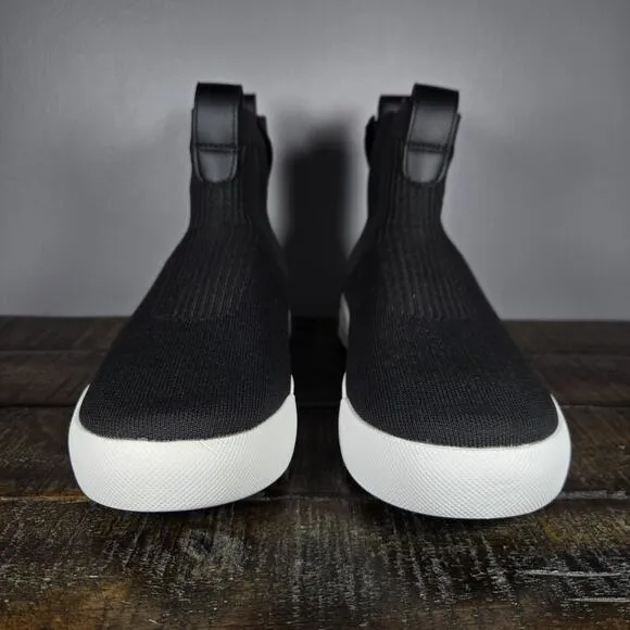 Vessi Weekend Chelsea Womens Size 8 Waterproof Shoes Sneakers Black White