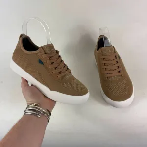 Vessi Weekend Sneakers Women's 7 Oak Brown Low Top Waterproof Athletic Shoes