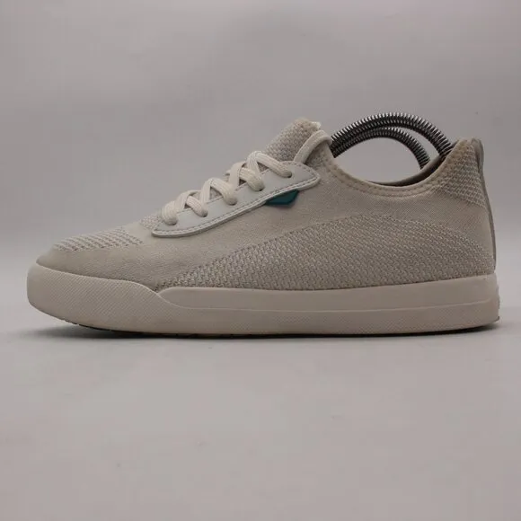 Vessi Weekend Waterproof Sneakers Men's 8 Women's 9 White Knit Low Top Shoes