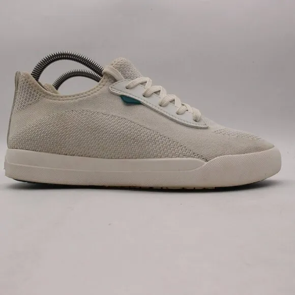 Vessi Weekend Waterproof Sneakers Men's 8 Women's 9 White Knit Low Top Shoes