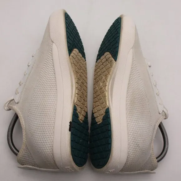 Vessi Weekend Waterproof Sneakers Men's 8 Women's 9 White Knit Low Top Shoes