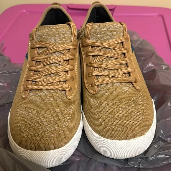 Vessi Women’s Weekend Oak Brown Sneaker 100% Waterproof Shoes Travel Walking