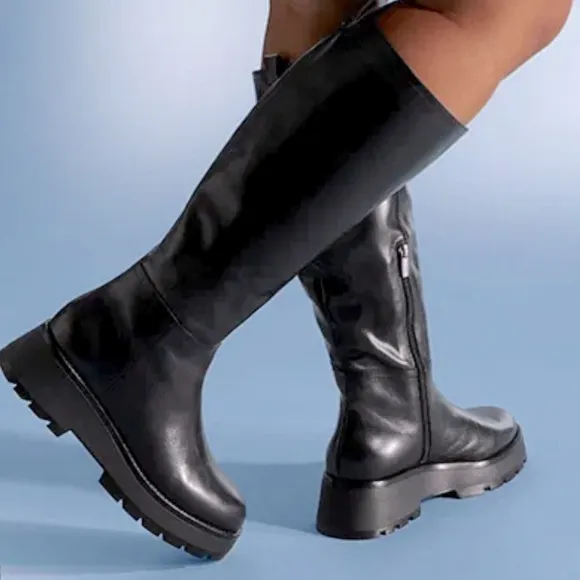 Vince Camuto Nettrio black, tall Boots sz 7.5