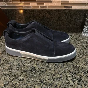 Vince ranger suede slip on sneakers