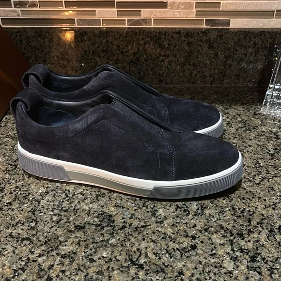 Vince ranger suede slip on sneakers