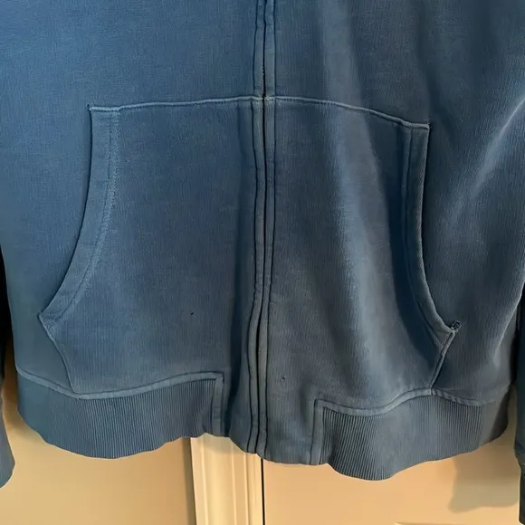 Vineyard Vines Men’s (M) Long Sleeve Blue Zip Up Hooded Jacket Front Pockets*