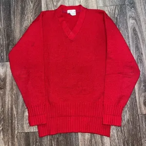 Vintage 1950’s Coane Varsity Wool V-Neck Sweater