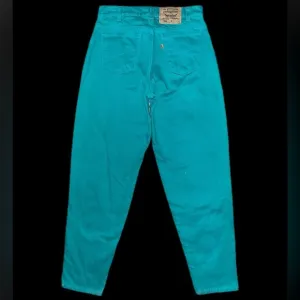 Vintage 1993 Levi’s 560 Tapered Orange Tab Mint Green Jeans 31x32
