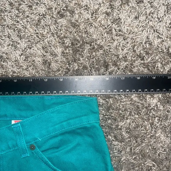 Vintage 1993 Levi’s 560 Tapered Orange Tab Mint Green Jeans 31x32